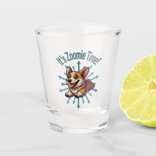 It’s Zoomie Time Corgi Shot Glass