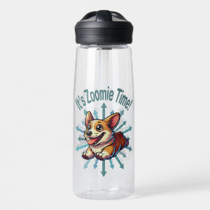 It’s Zoomie Time Corgi Water Bottle