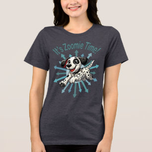 It’s Zoomie Time Dalmatian Tri-Blend Shirt
