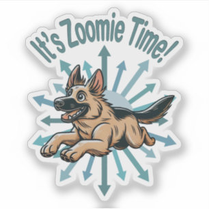 It’s Zoomie Time German Shepherd
