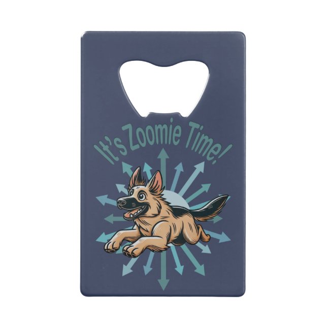 It’s Zoomie Time German Shepherd (Front)