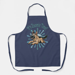 It’s Zoomie Time German Shepherd Apron