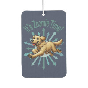 It’s Zoomie Time Golden Retriever Car Air Freshener