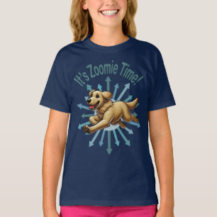 It’s Zoomie Time Golden Retriever T-Shirt
