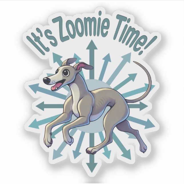 It’s Zoomie Time Greyhound (Front)