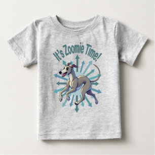It’s Zoomie Time Greyhound Baby T-Shirt