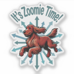 It’s Zoomie Time Irish Setter