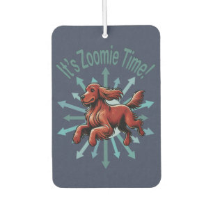 It’s Zoomie Time Irish Setter Car Air Freshener