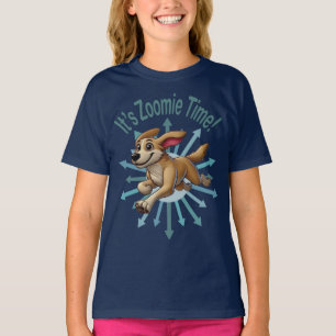 It’s Zoomie Time Medium Tan Mutt T-Shirt