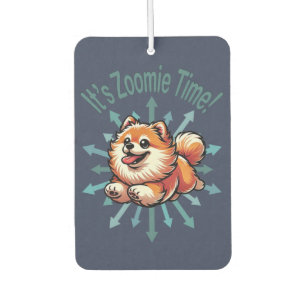 It’s Zoomie Time Pomeranian Car Air Freshener