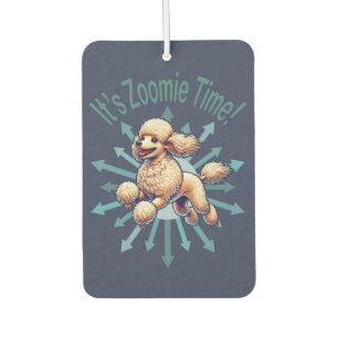 It’s Zoomie Time Poodle Car Air Freshener
