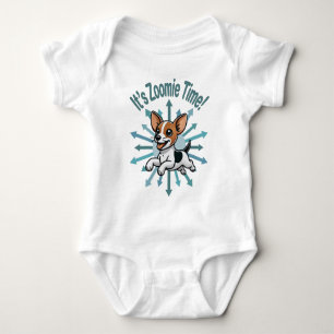It’s Zoomie Time Rat Terrier Baby Bodysuit