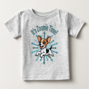 It’s Zoomie Time Rat Terrier Baby T-Shirt