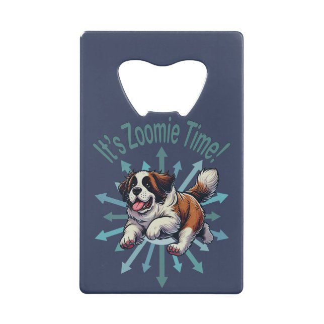 It’s Zoomie Time Saint Bernard (Front)