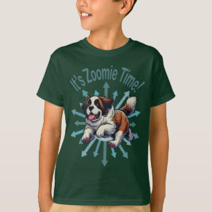 It’s Zoomie Time Saint Bernard T-Shirt