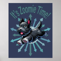 It’s Zoomie Time Scottish Terrier
