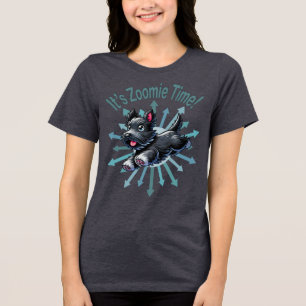 It’s Zoomie Time Scottish Terrier Tri-Blend Shirt