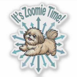 It’s Zoomie Time Shih Tzu