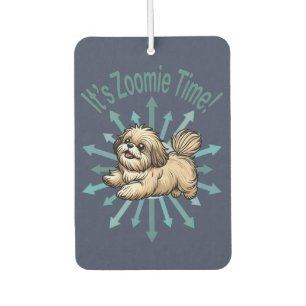 It’s Zoomie Time Shih Tzu Car Air Freshener