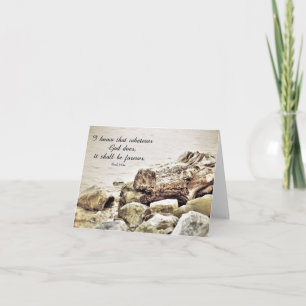It Shall Be Forever - Scripture Card