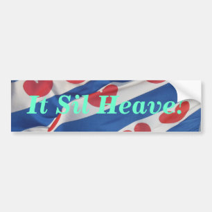 It Sil Heave! Bumper Sicker Fryslan Flag Sticker
