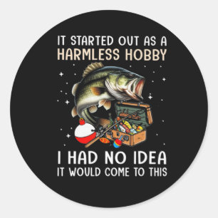 It Started Out As A Harmless Hob  Classic Round Sticker