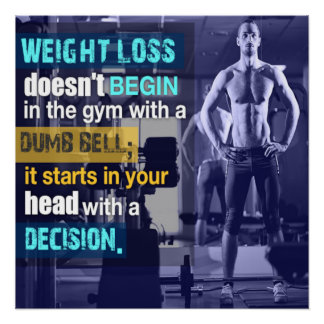 It Starts in Your Head Motivational Poster