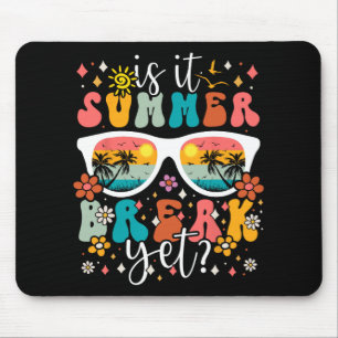 It Summer Break Yet Retro Groovy Happy Last Day Of Mouse Pad