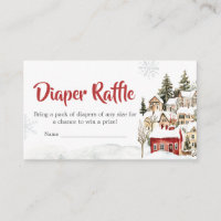 It Take a Village Baby Shower Diaper Raffle