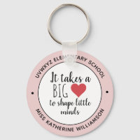It Takes a Big Heart Teacher Appreciation Custom