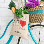 It Takes a Big Heart | Teacher Appreciation Gift Tote Bag<br><div class="desc">Discover the perfect gift for your favorite educators with these adorable, personalized tote bags! Featuring the heartfelt quote 'It takes a big heart to help shape little minds... ', customized with the teacher's name and a beautiful red heart. Show them just how much they mean to you and help them...</div>