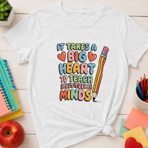It Takes a Big Heart to Teach Little Min Tri-Blend Shirt