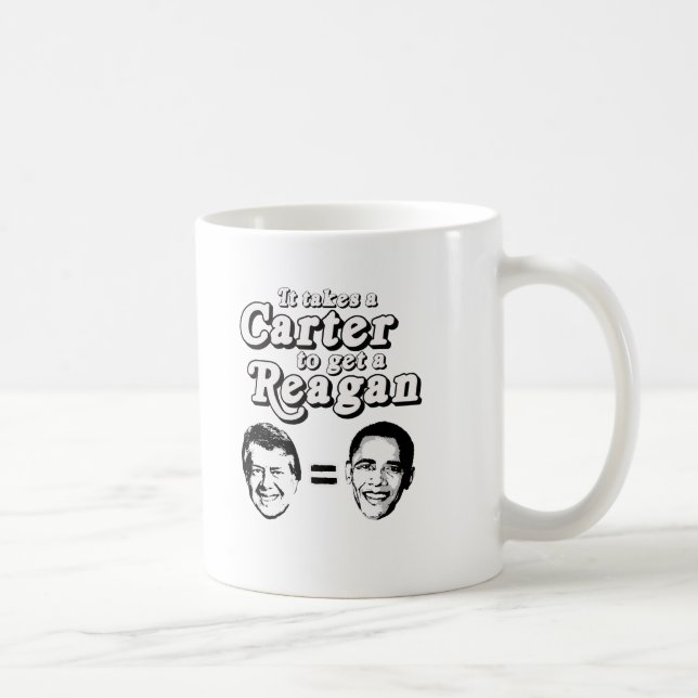 It takes a Carter to get a Reagan T-shirt Coffee Mug (Right)