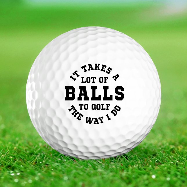 It takes a lot of balls to golf the way I do funny (Creator Uploaded)