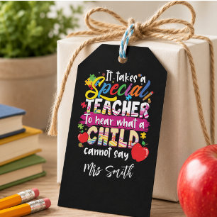 It Takes a Special Teacher Printable Teacher Gift Tags