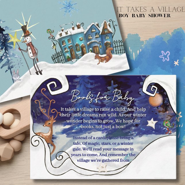 It Takes a Village Baby Shower Books for Baby Card (It Takes a Village Baby Shower Books for Baby Card
)