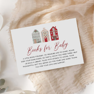 It Takes a Village Baby Shower Books for Baby Enclosure Card