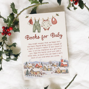 It Takes a Village Baby Shower Books for Baby Enclosure Card