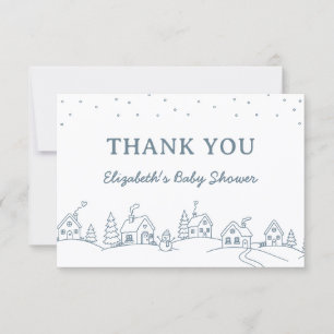 It Takes a Village Baby Shower Thank you Card
