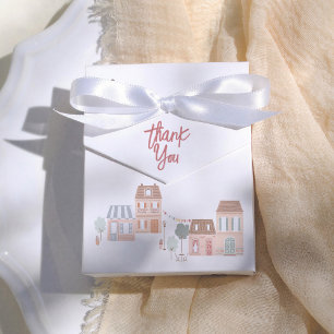 It Takes A Village Baby Shower Thank You Favour Box