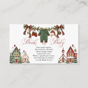 It Takes a Village Christmas Baby Shower Enclosure Card