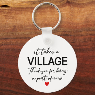 It Takes a Village Christmas Ornament, Thank You G Key Ring