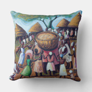 It Takes a Village Cushion