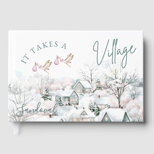 it takes a village guest book  (Front)