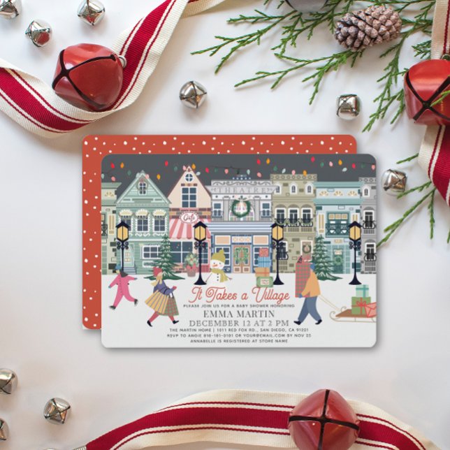 It Takes A Village Holiday Town Baby Shower (Creator Uploaded)