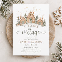 It Takes A Village Neutral Baby Shower