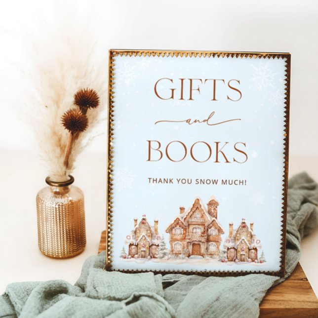 It Takes a Village Winter Baby Shower Gift Book Poster (Creator Uploaded)