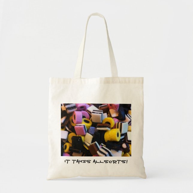 it takes allsorts tote bag (Front)
