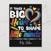 It Takes Big Heart | Custom Teacher Appreciation