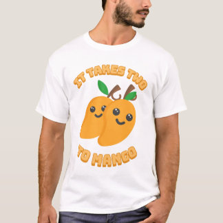 It takes two to mango! Cute mango cartoon T-Shirt